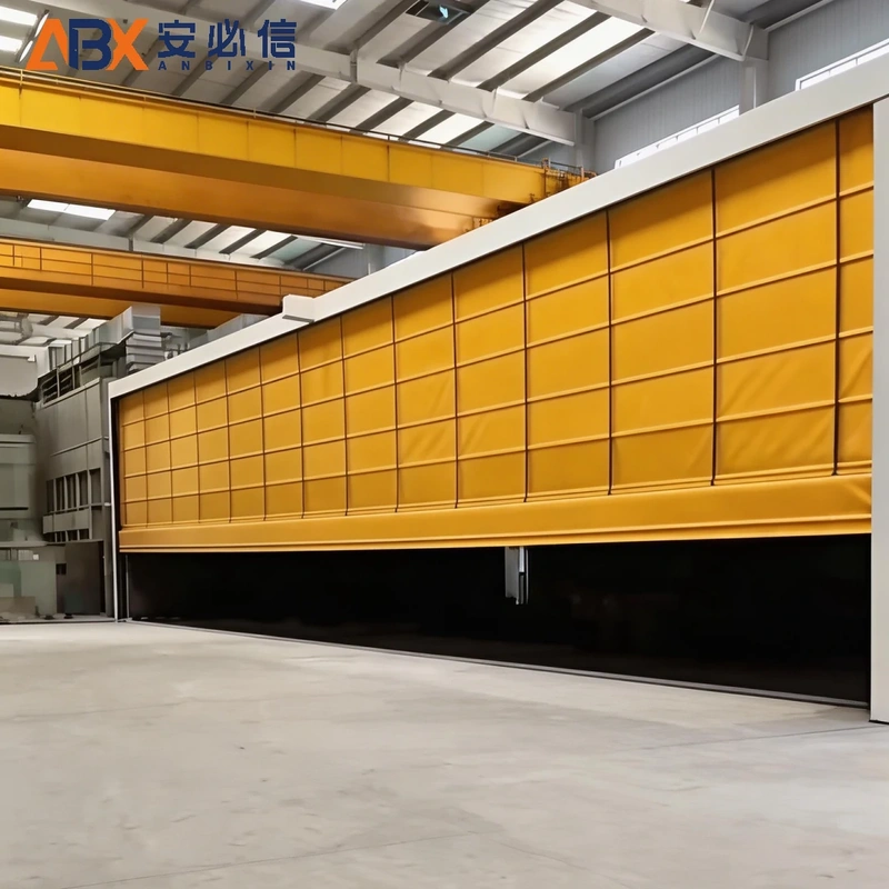 绍兴市软帘堆积门